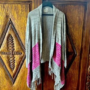 Billabong Knit Sweater with Fringe